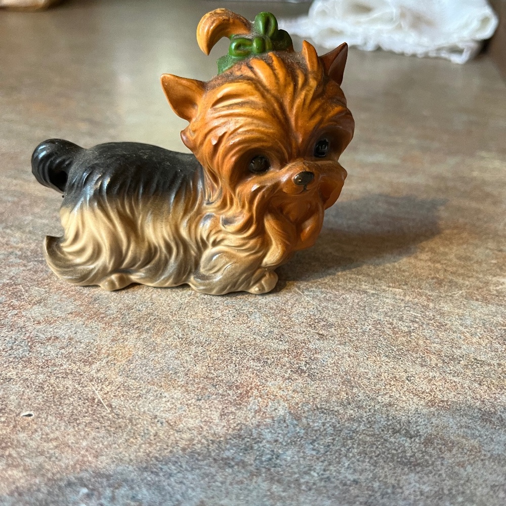 Miniature porcelain Yorkie